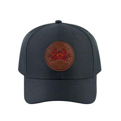 Cancer Zodiac V2 6-Panel Baseball Cap with Dark Grey front and Dark Grey back