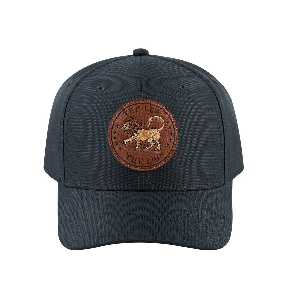 Leo Zodiac V2 6-Panel Baseball Cap with Dark Grey front and Dark Grey back