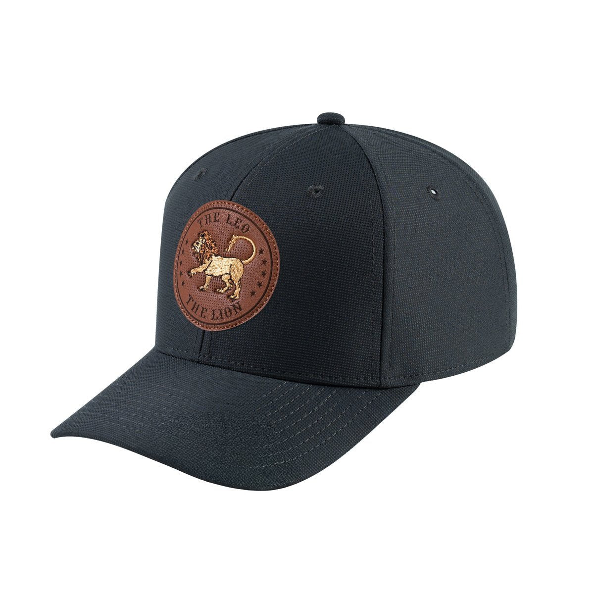 Leo Zodiac V2 6-Panel Baseball Cap with Dark Grey front and Dark Grey back