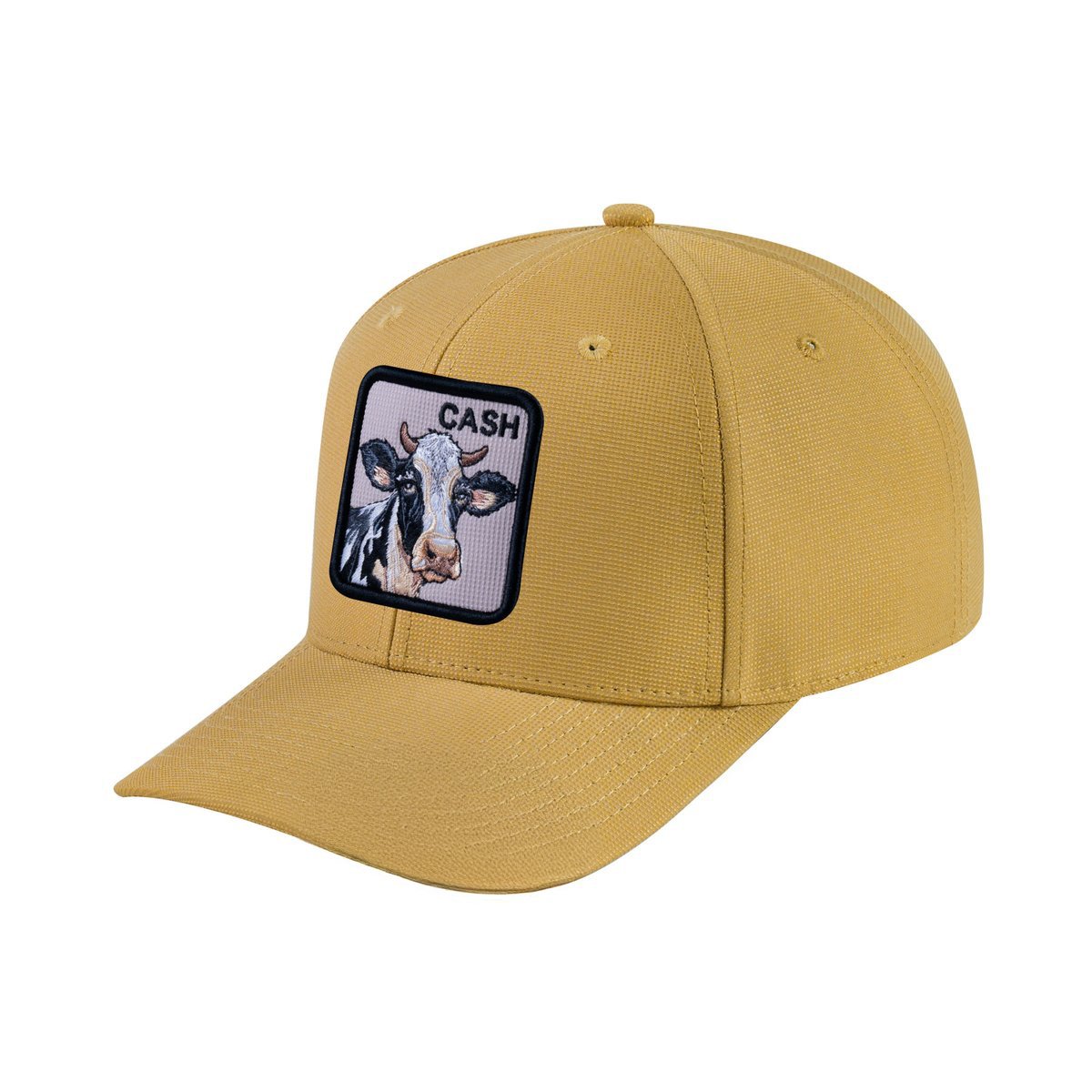 Cow V2 6-Panel Baseball Cap with Khaki front and Khaki back