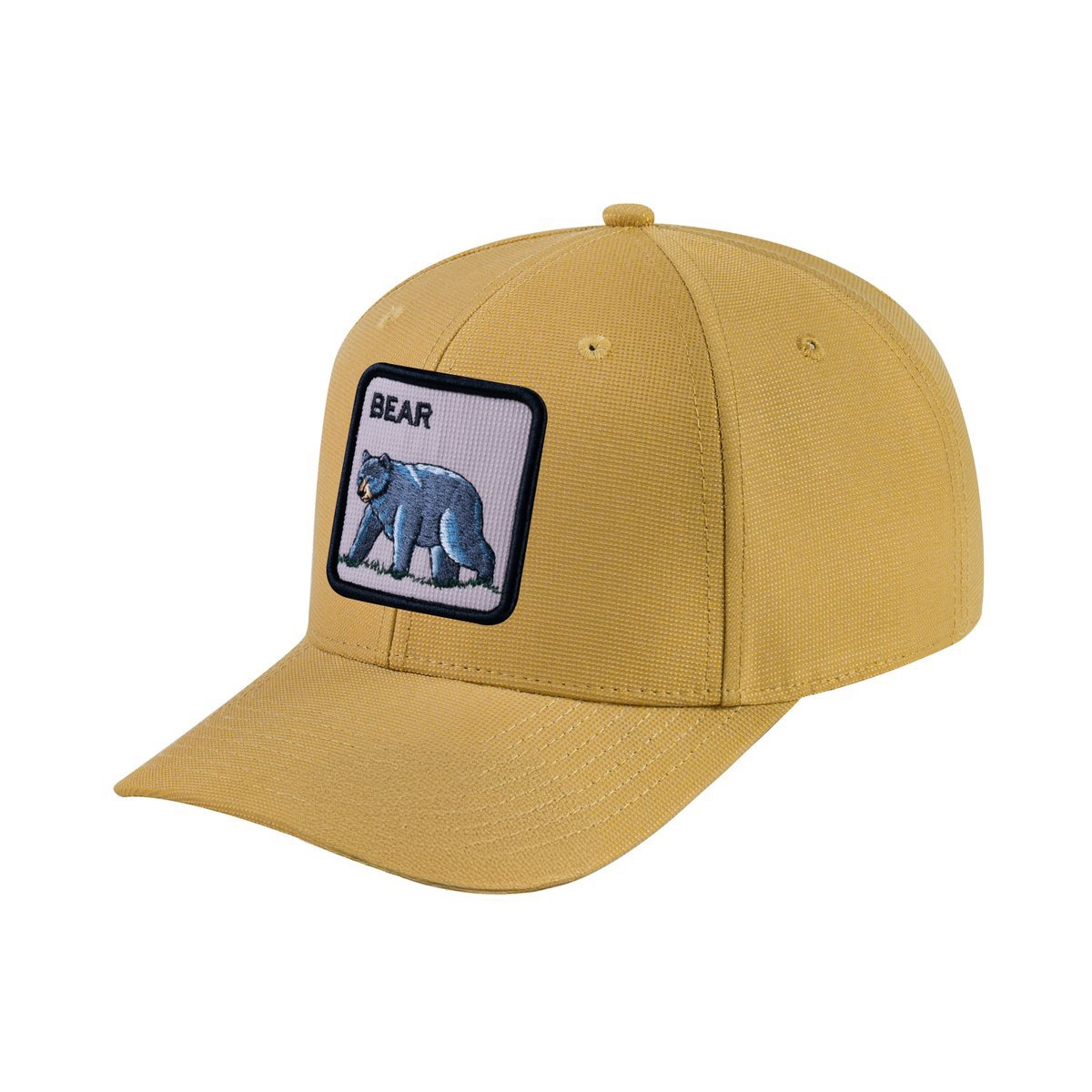 Bear V2 6-Panel Baseball Cap with Khaki front and Khaki back