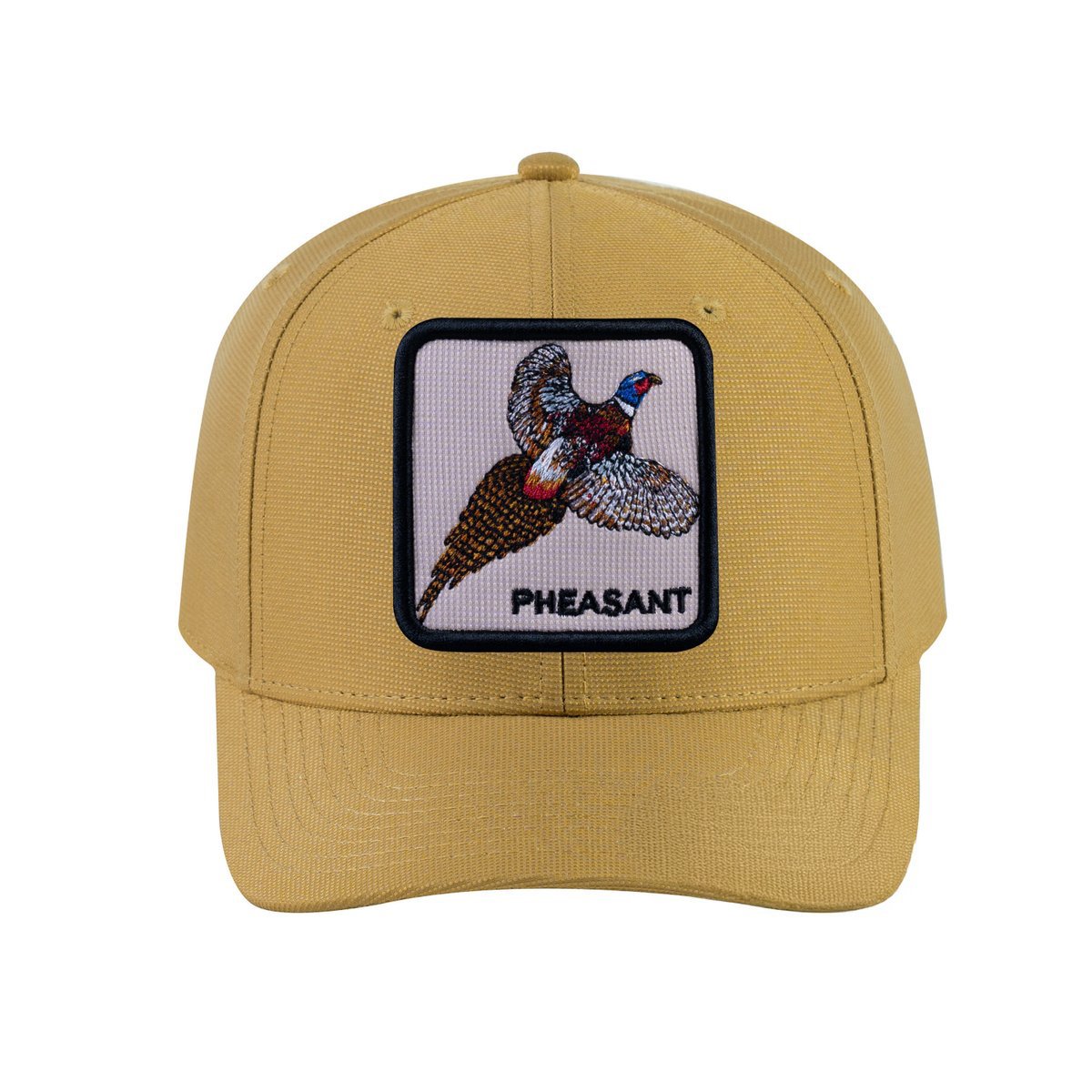 Pheasant V2 6-Panel Baseball Cap with Khaki front and Khaki back