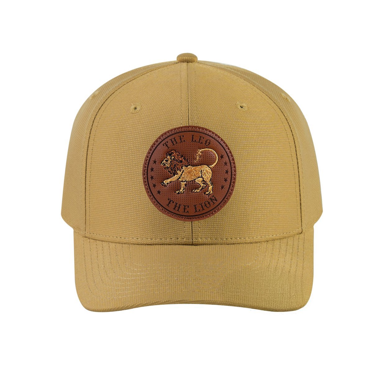 Leo Zodiac V2 6-Panel Baseball Cap with Khaki front and Khaki back