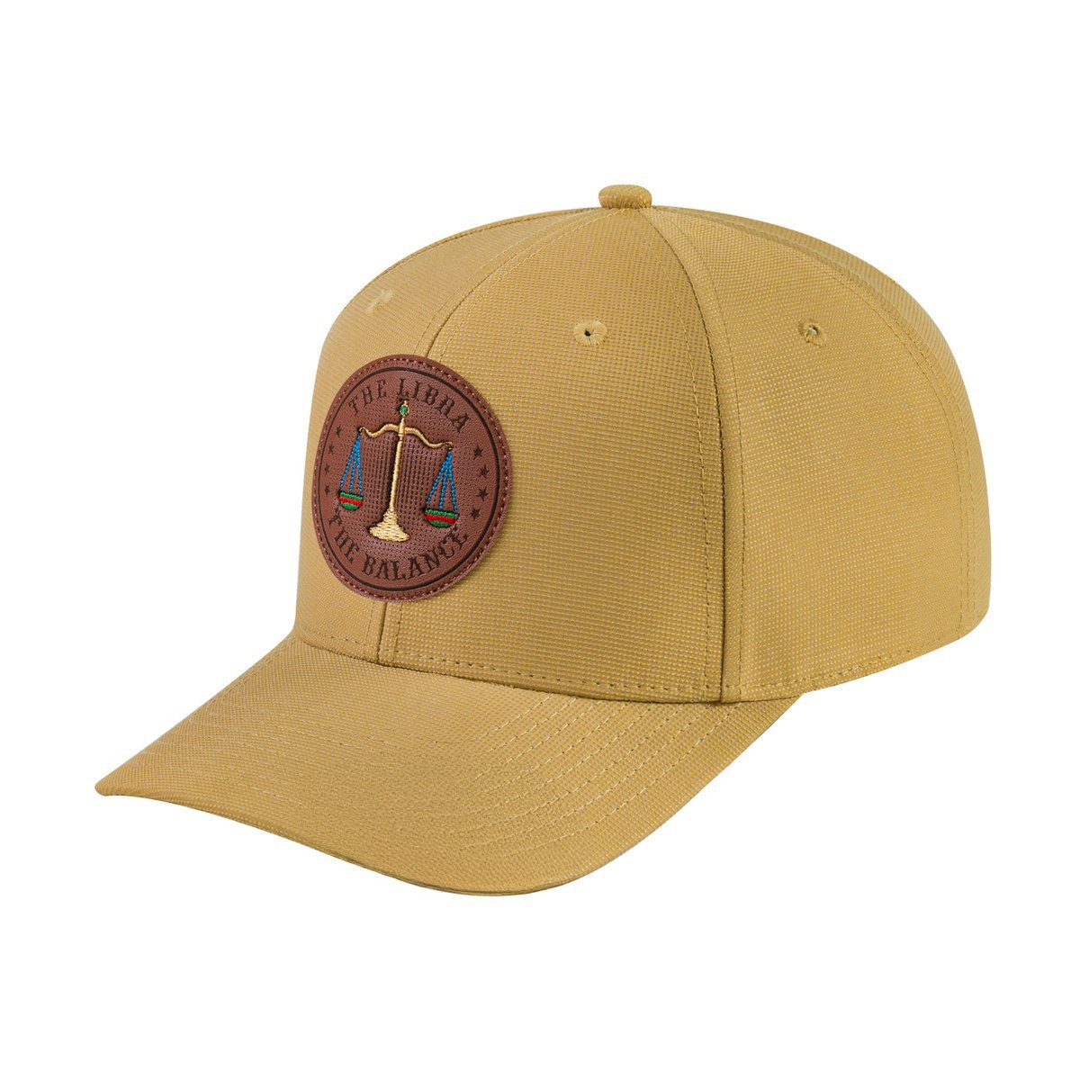Libra Zodiac V2 6-Panel Baseball Cap with Khaki front and Khaki back