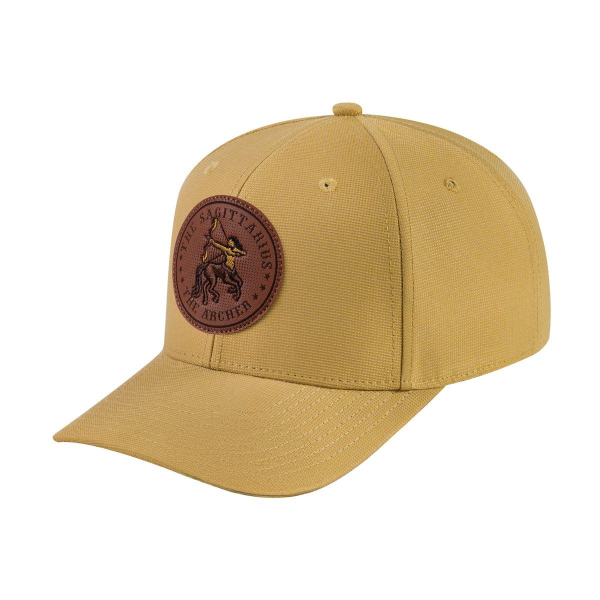 Sagittarius Zodiac V2 6-Panel Baseball Cap with Khaki front and Khaki back