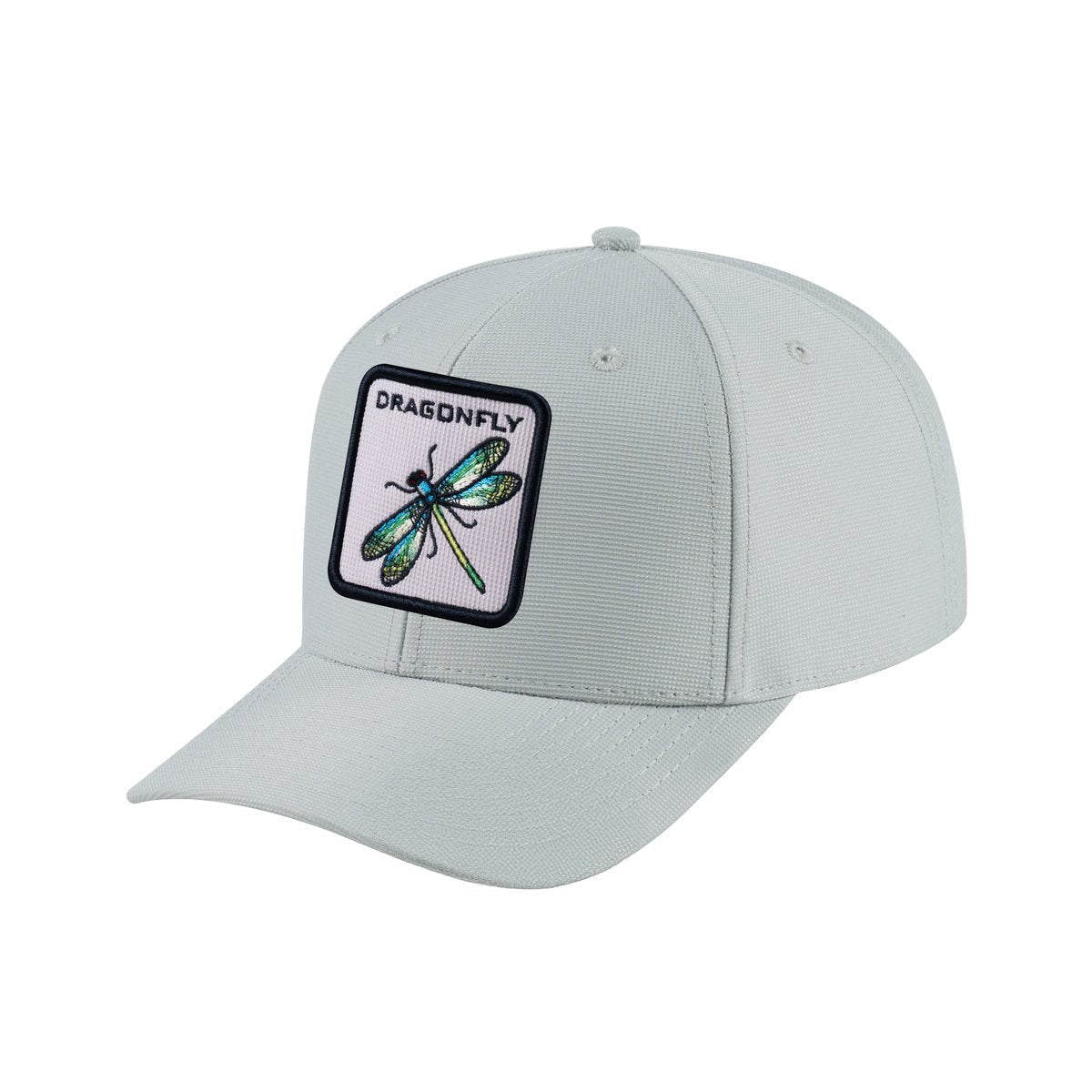 Dragonfly V2 6-Panel Baseball Cap with Light Grey front and Light Grey back