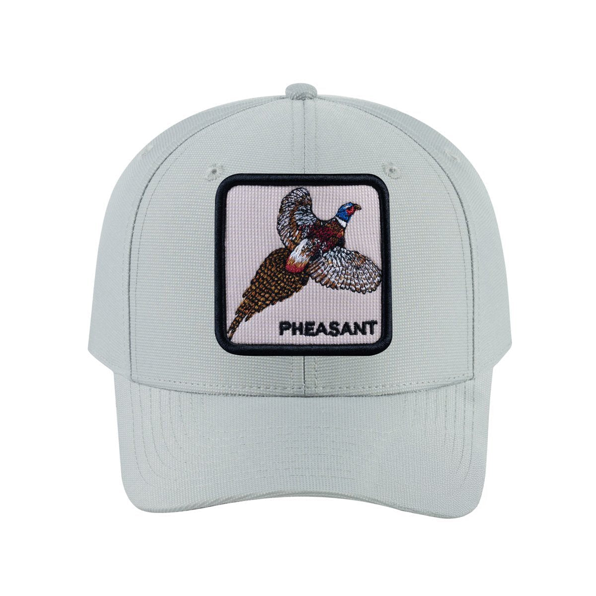 Pheasant V2 6-Panel Baseball Cap with Light Grey front and Light Grey back