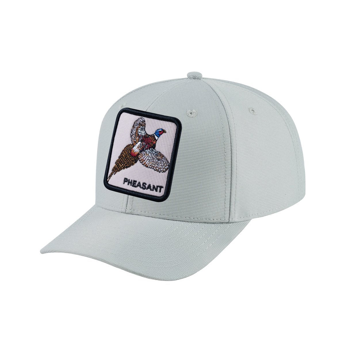 Pheasant V2 6-Panel Baseball Cap with Light Grey front and Light Grey back