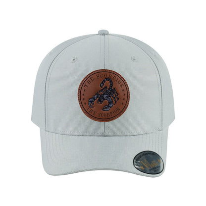 Scorpio Zodiac V2 6-Panel Baseball Cap with Light Grey front and Light Grey back