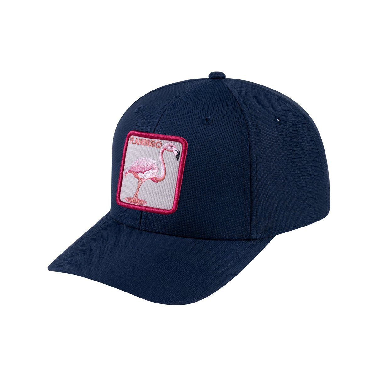 Flamingo V2 6-Panel Baseball Cap with Navy front and Navy back