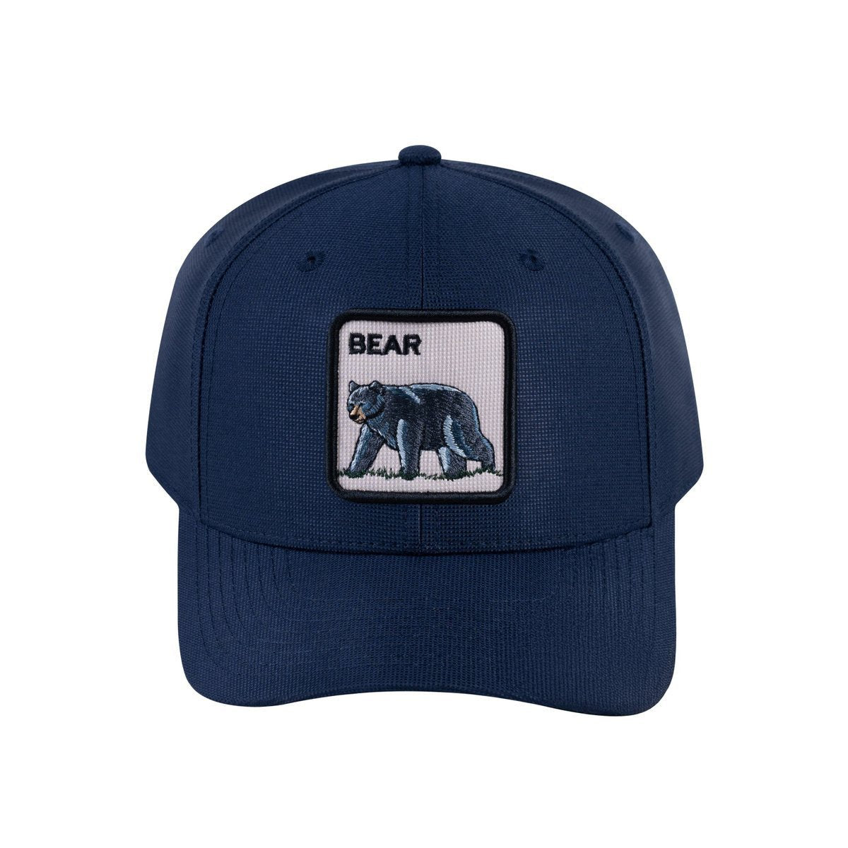 Bear V2 6-Panel Baseball Cap with Navy front and Navy back