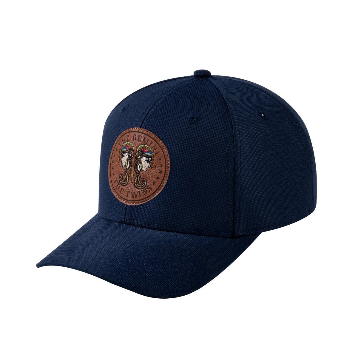 Gemini Zodiac V2 6-Panel Baseball Cap with Navy front and Navy back