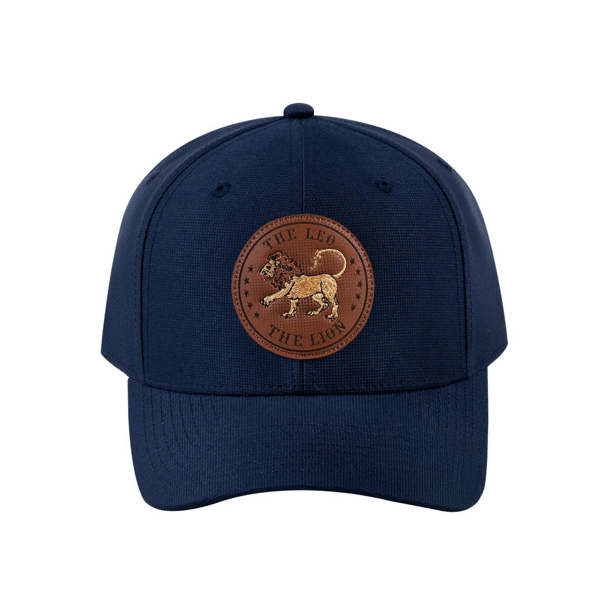 Leo Zodiac V2 6-Panel Baseball Cap with Navy front and Navy back