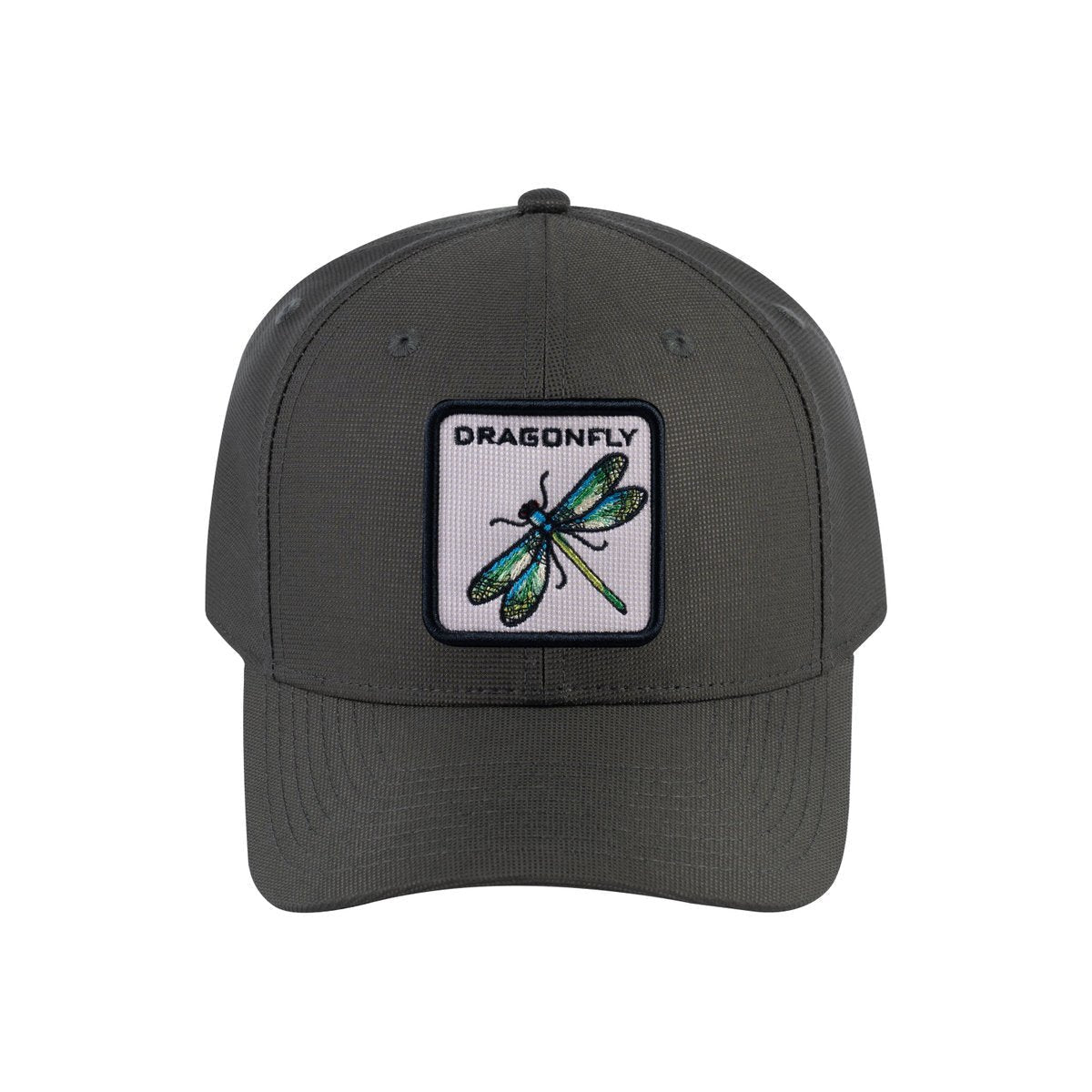 Dragonfly V2 6-Panel Baseball Cap with Olive front and Olive back