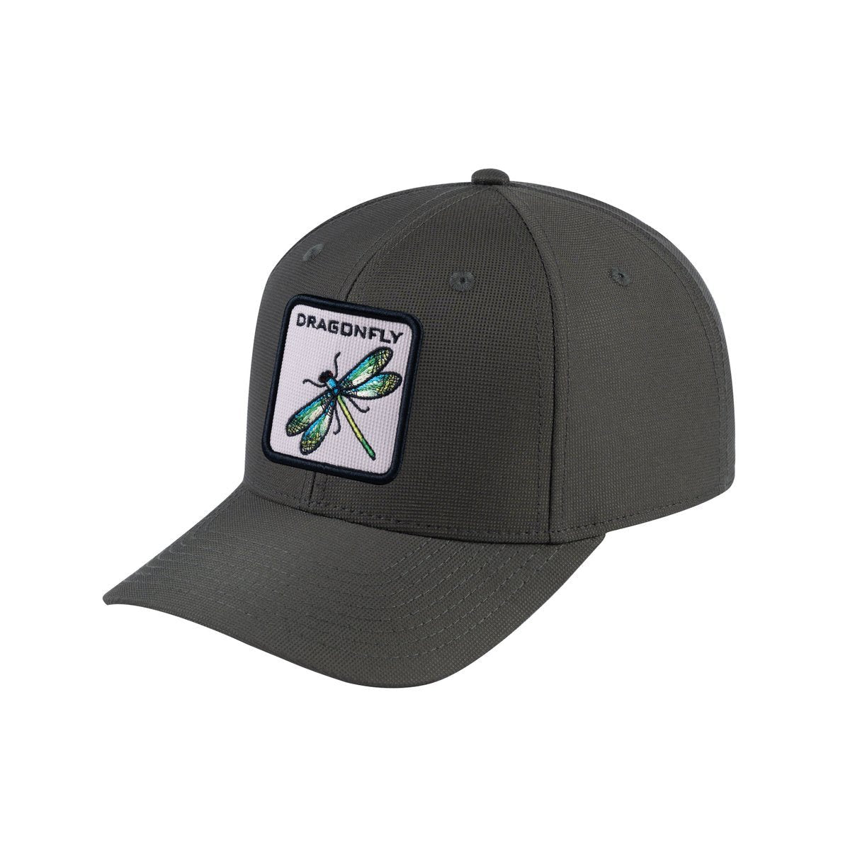 Dragonfly V2 6-Panel Baseball Cap with Olive front and Olive back