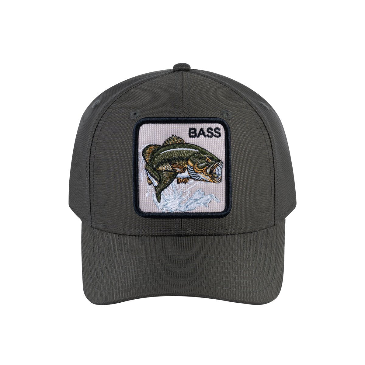 Bass V2 6-Panel Baseball Cap with Olive front and Olive back