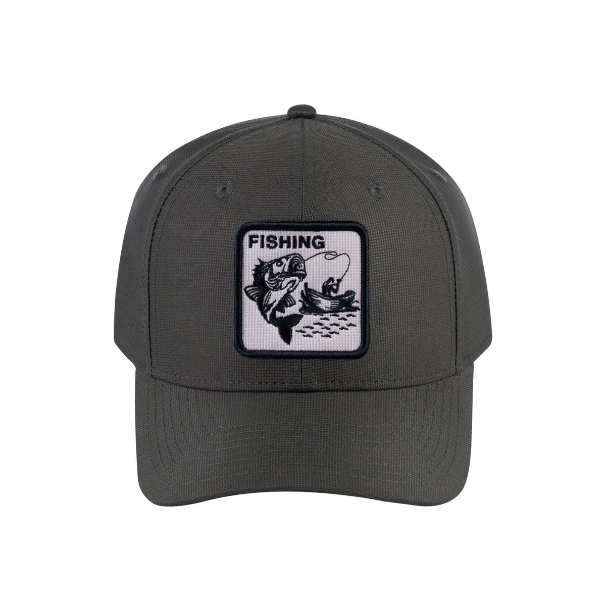 Fishing V2 6-Panel Baseball Cap with Olive front and Olive back