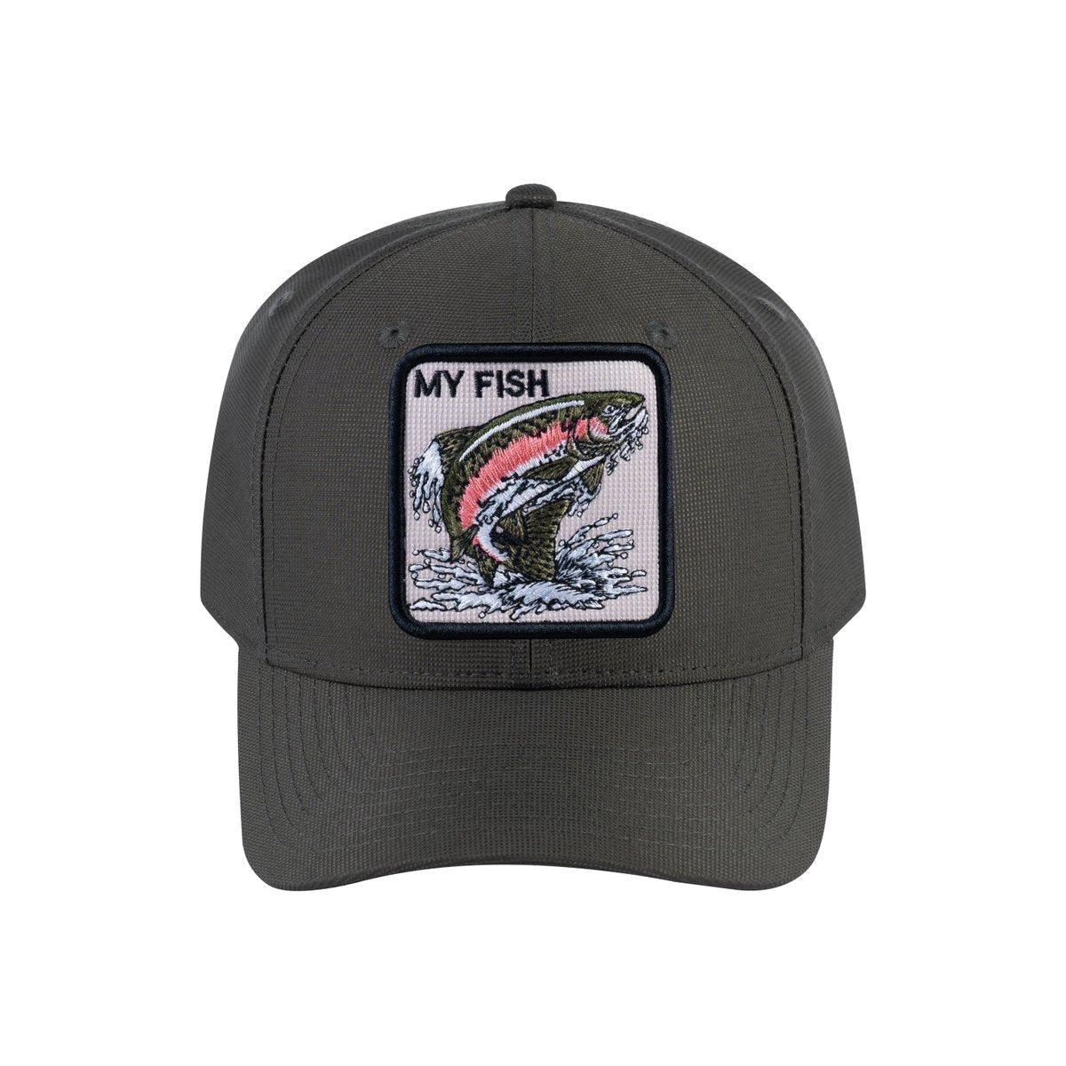 Salmon V2 6-Panel Baseball Cap with Olive front and Olive back