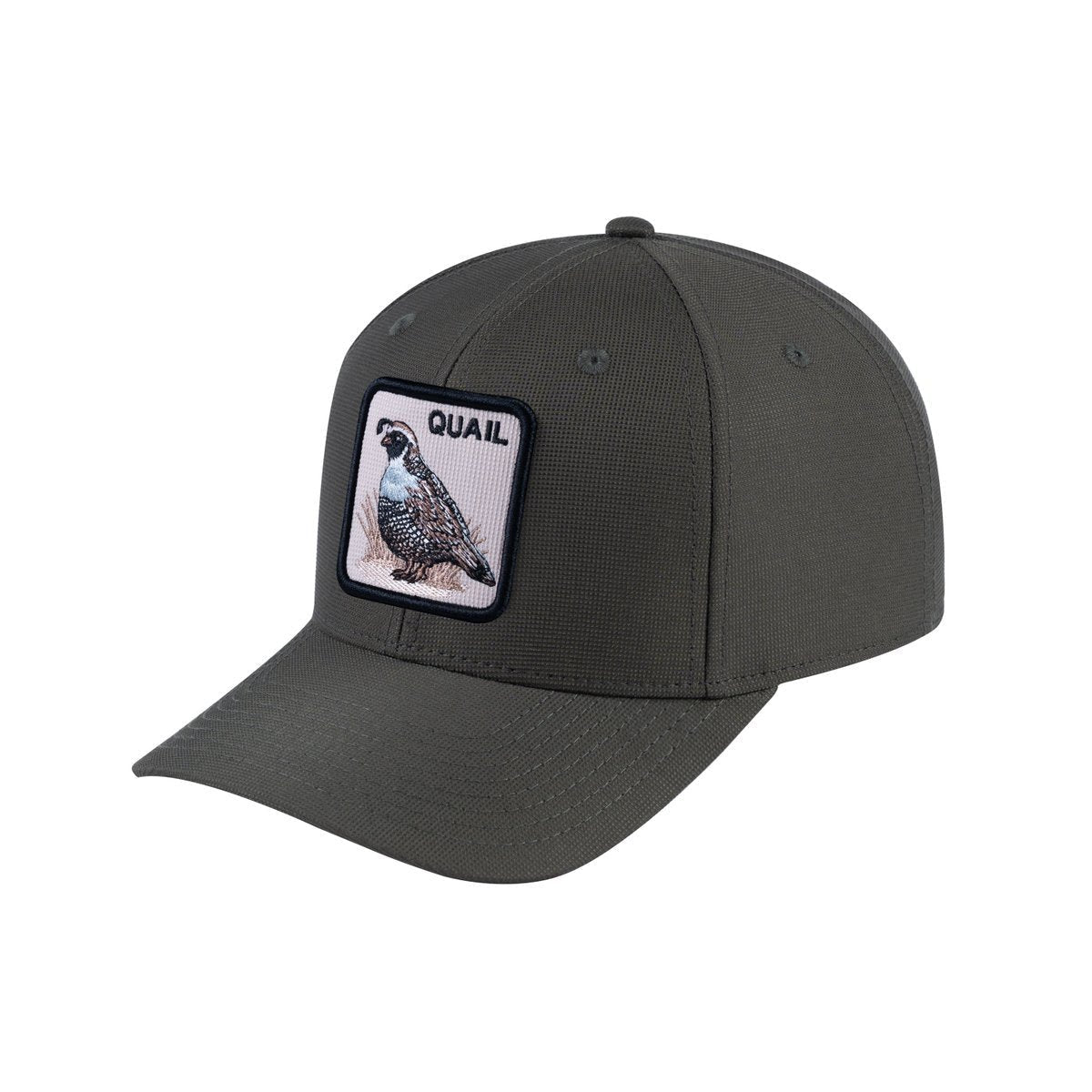 Quail V2 6-Panel Baseball Cap with Olive front and Olive back