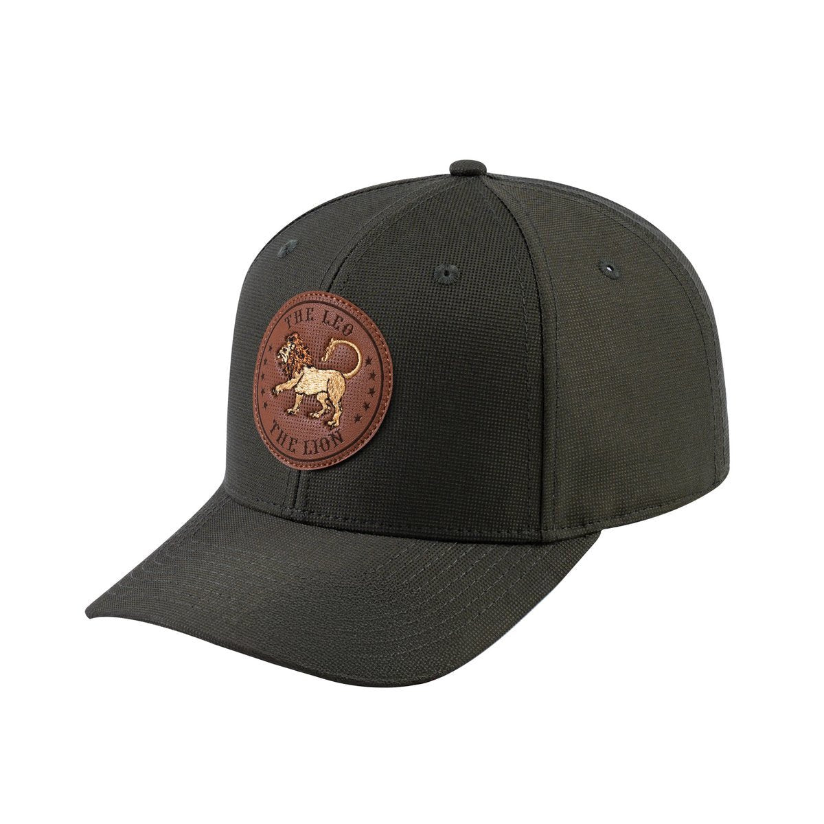 Leo Zodiac V2 6-Panel Baseball Cap with Olive front and Olive back