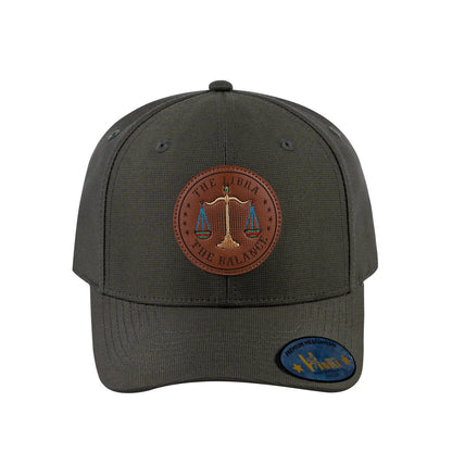 Libra Zodiac V2 6-Panel Baseball Cap with Olive front and Olive back