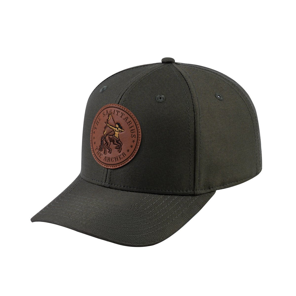 Sagittarius Zodiac V2 6-Panel Baseball Cap with Olive front and Olive back