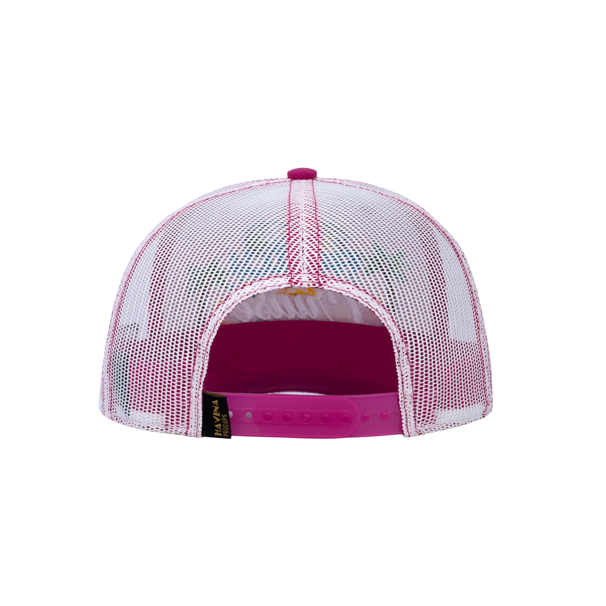 Family Cruise, Traveling 6-Panel Trucker Hat with Pink front and White back