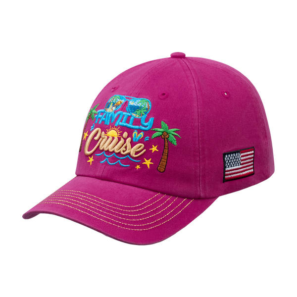 Family Cruise, Traveling 6-Panel Baseball Cap