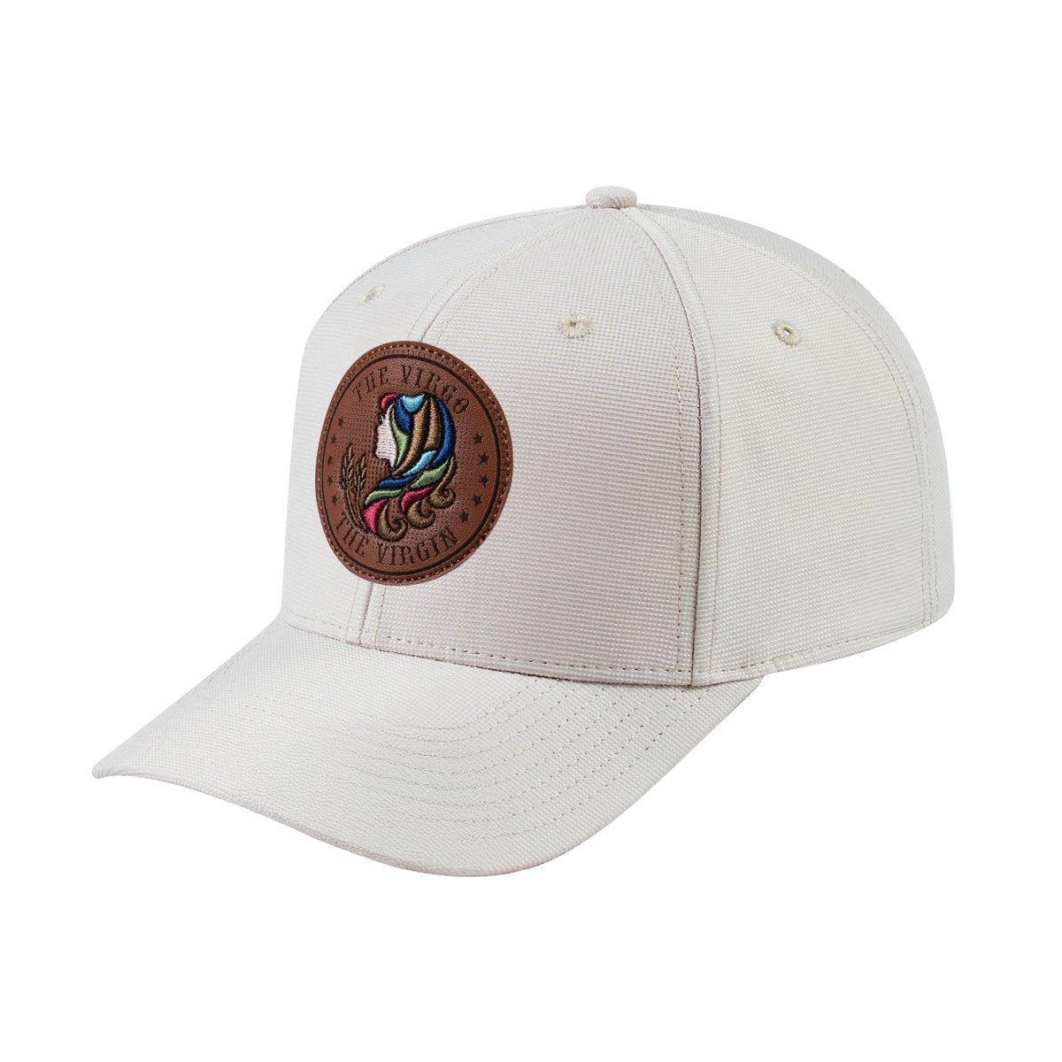 Virgo Zodiac V2 6-Panel Baseball Cap with Beige front and Beige back