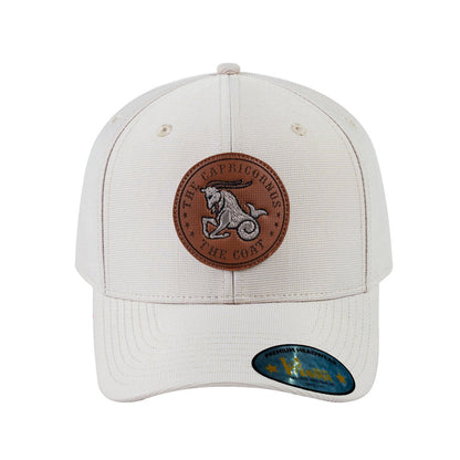 Capricorn Zodiac V2 6-Panel Baseball Cap with Beige front and Beige back