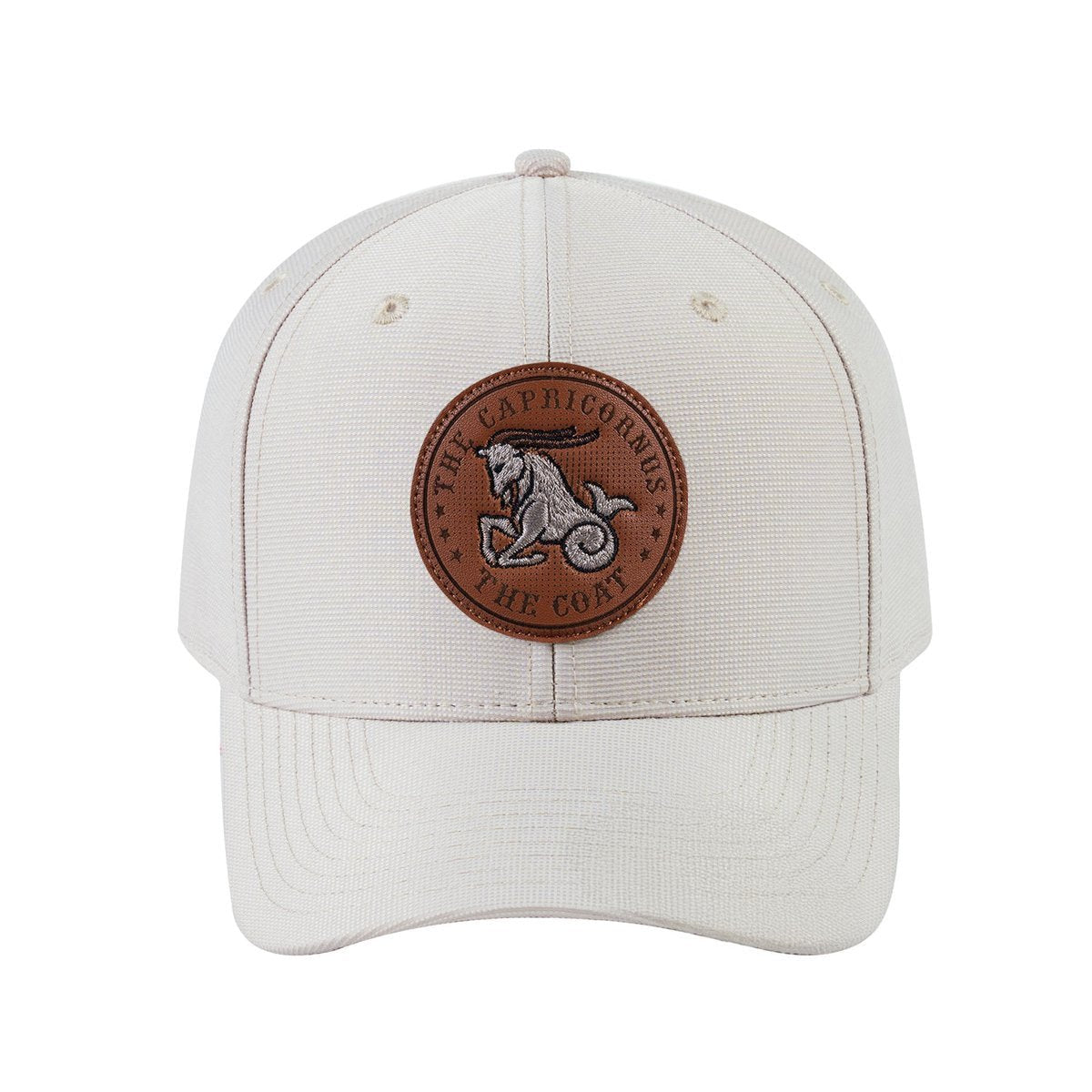 Capricorn Zodiac V2 6-Panel Baseball Cap with Beige front and Beige back