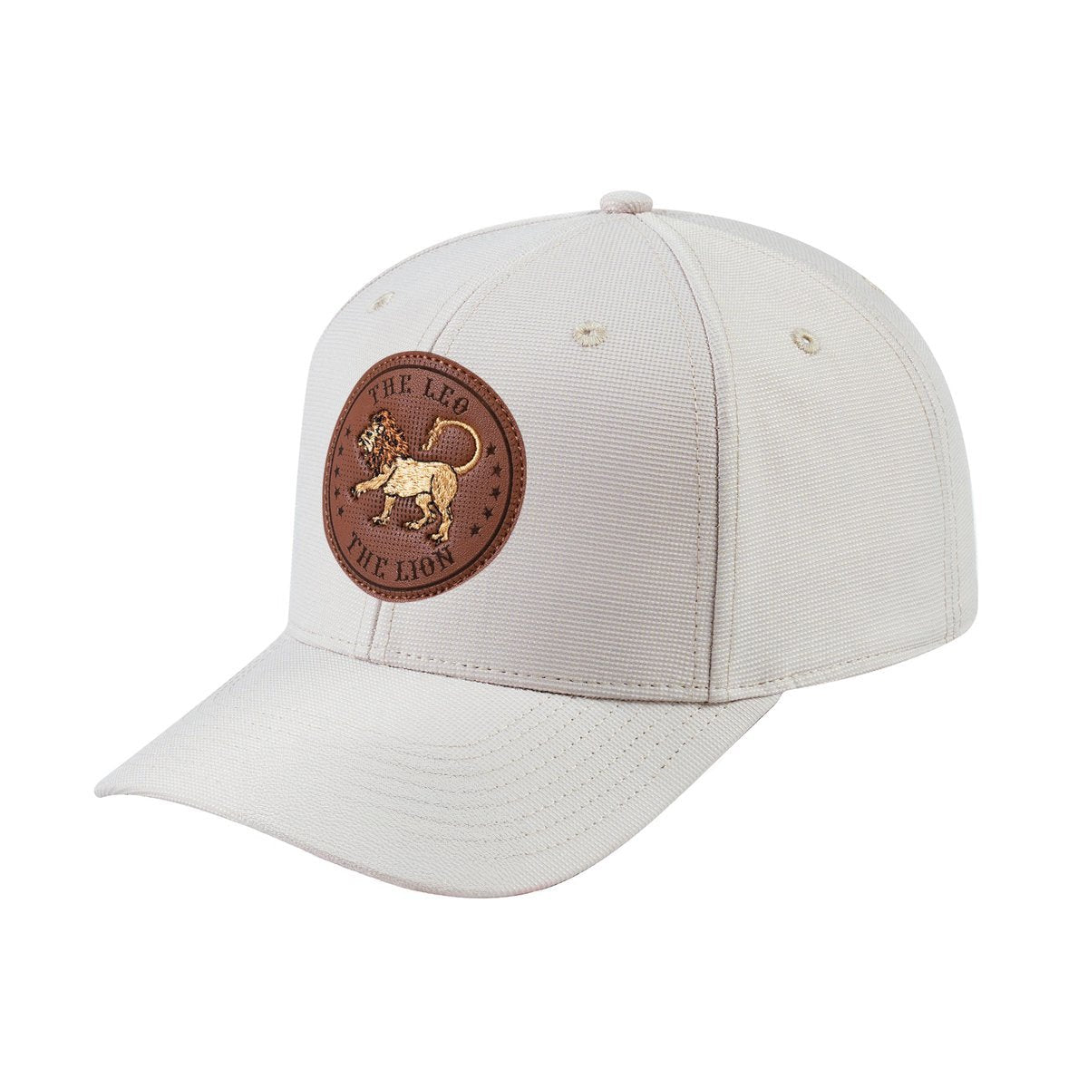 Leo Zodiac V2 6-Panel Baseball Cap with Beige front and Beige back