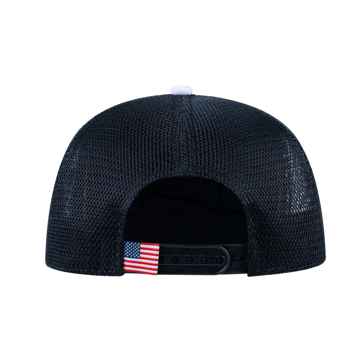Capricorn Zodiac V2 5-Panel Trucker Hat with White front and Black back