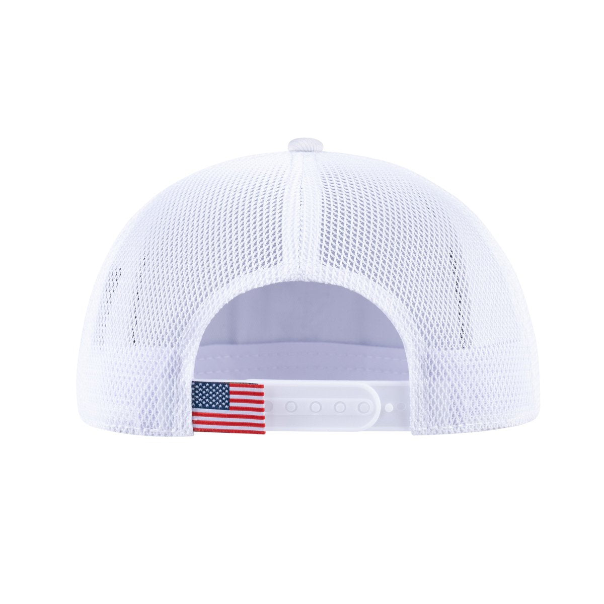 Fox V2 5-Panel Trucker Hat with White front and White back