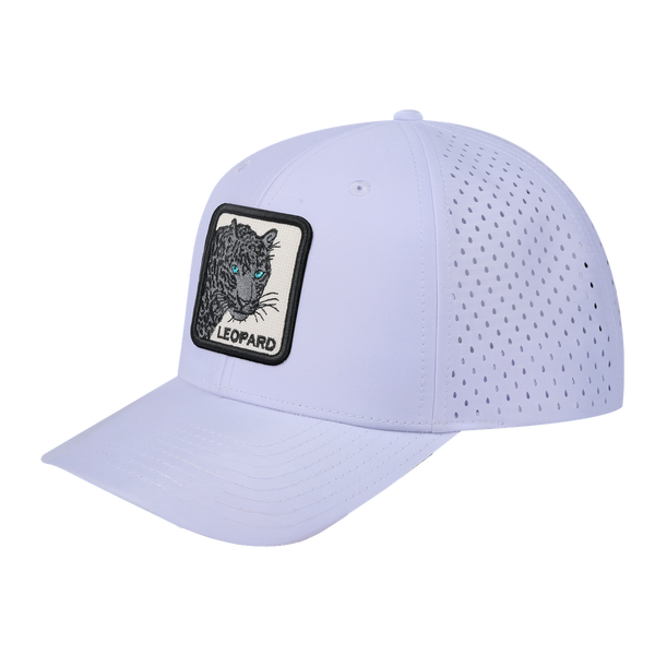 Leopard V2 6-Panel Microfiber Laser Hole Trucker Hat
