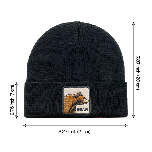 Bear Beanie in S