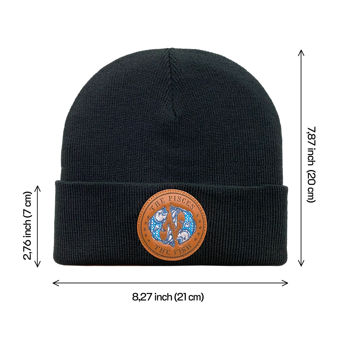 Pisces Zodiac Beanie in S