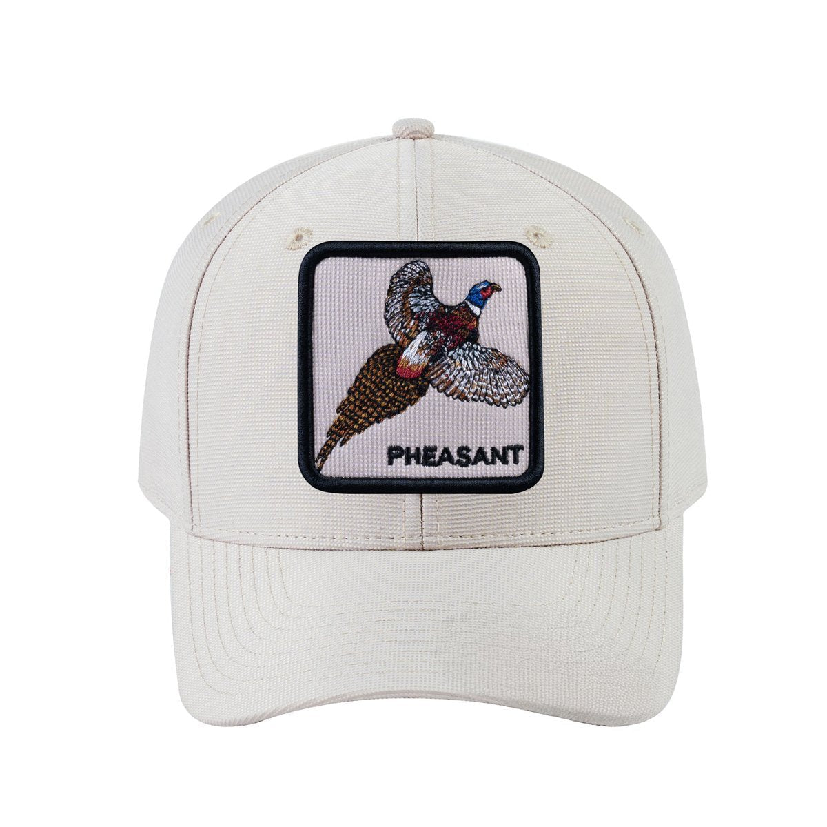 Pheasant V2 6-Panel Baseball Cap with Beige front and Beige back