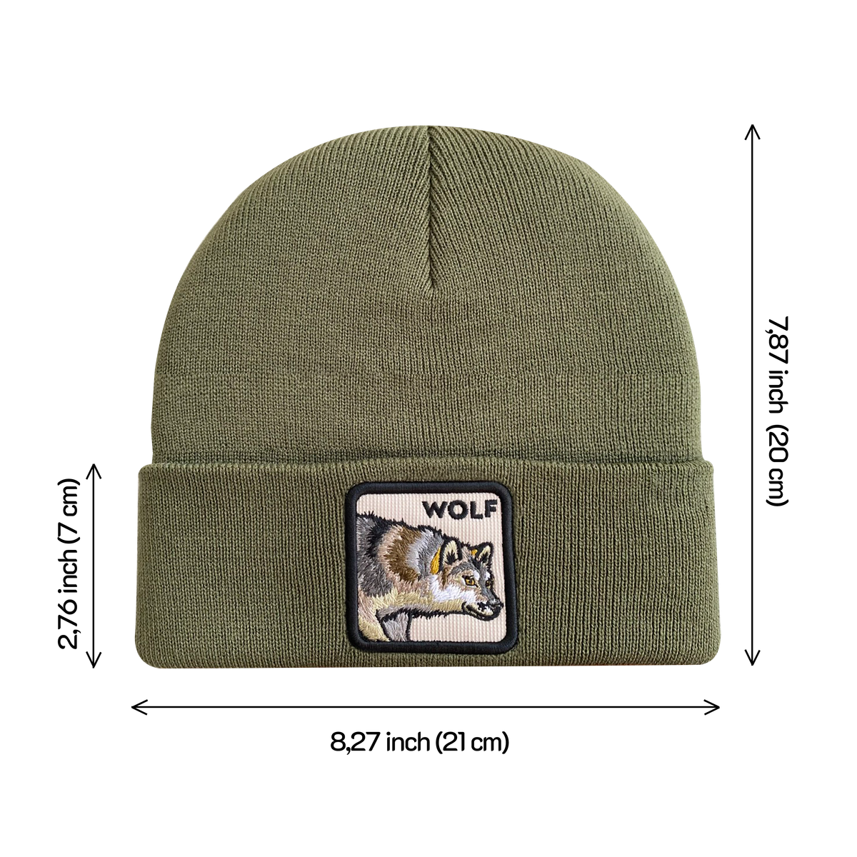 Wolf Beanie in S