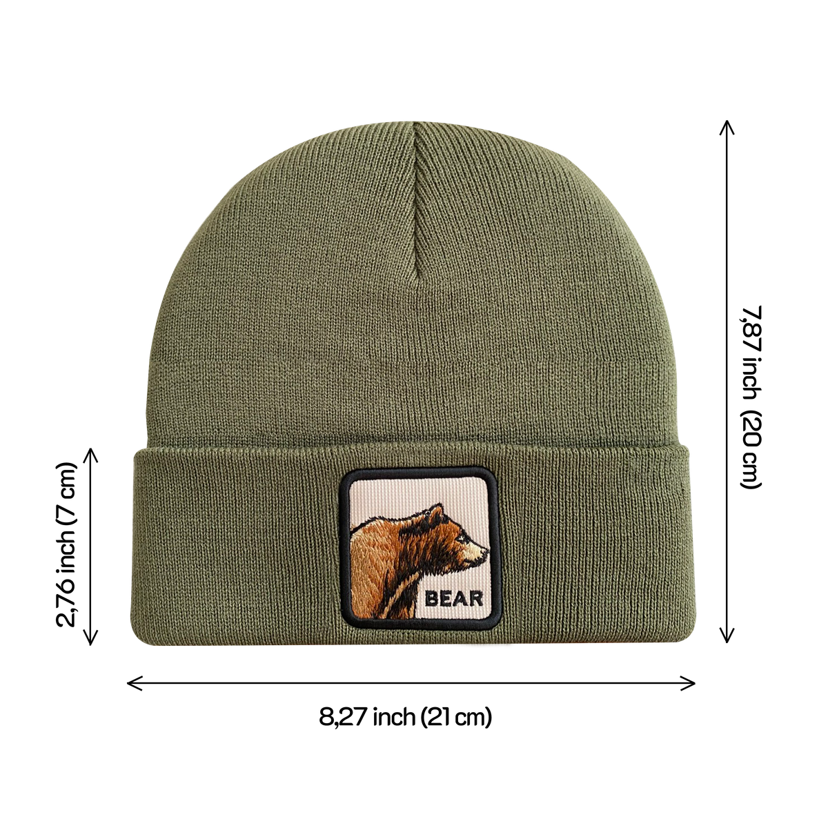 Bear Beanie in S