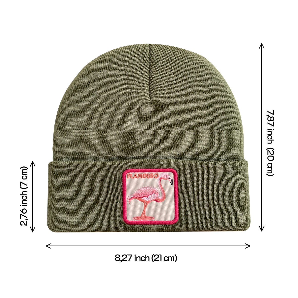 Flamingo Beanie in S